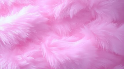 Poster - Soft pink tie-dye pattern with fluffy texture creating a calming visual experience