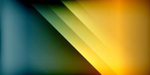Poster - Bright lines background. Gradient geometric template wallpaper