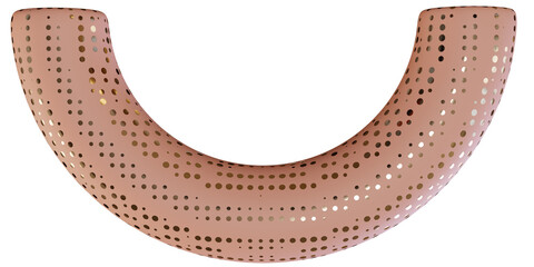 Abstract Geometric U Shape