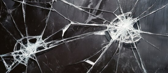 Dark background with broken glass highlights, dramatic lighting, 