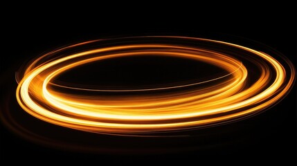 Poster - A glowing pulse of light expanding outward in concentric circles, representing the rapid propagation of light waves through space