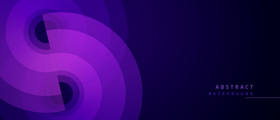 Poster - Vector abstract background, blue and purple circle 