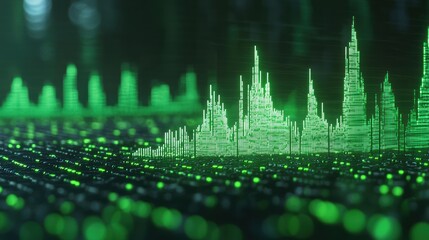 Poster - Vibrant Digital Ecosystem Dashboard with Monitoring Elements and Augmented Reality Features