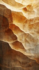 Poster - Intricate layers of color and texture emerge from the walls, revealing unique patterns and formations that evoke a sense of warmth and organic beauty. The atmosphere is both serene and captivating