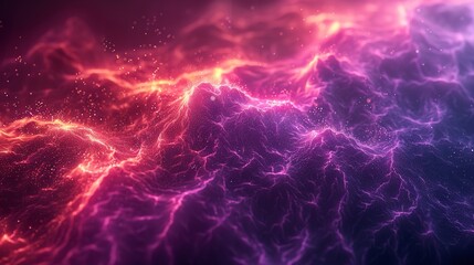 Poster - A close-up of abstract dark purple orange black grainy gradient background, Ai Generative.