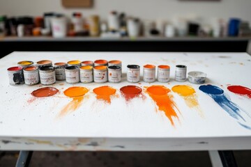 Poster - A dreamy watercolor depiction of a creative process, showing glowing design ideas emerging from a sketchbook in vibrant, blended hues