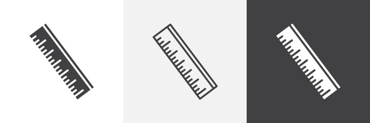 Aufkleber - Ruler icon vector set for ui designs
