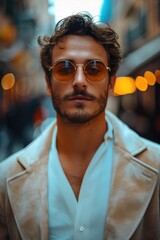 Poster - 25-year-old rich influencer man.