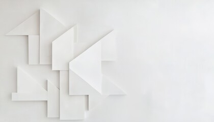 Poster - Minimalist Design Featuring a Single Geometric Shape Arranged on a Clean White Background