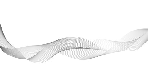 Poster - abstract grey texture background, abstract wave element for design. wave with lines created using bl