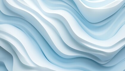Poster - Clean And Modern Light Blue And White Wave Overlay Template With Simple Abstract Graphic Elements And Subtle Texture For Text. A Clean And Modern Design With A Touch Of Sophistication.