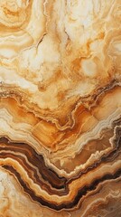 Poster - Captivating swirling patterns emerge in the desert landscape, where vibrant hues of orange, brown, and cream intertwine with the evening light, creating a mesmerizing visual tapestry
