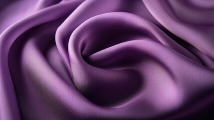 Aufkleber - Luxury purple satin fabric texture with elegant waves and soft creases, perfect for backgrounds in fashion, decor, and holiday themes.