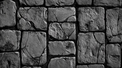 Poster - Gray stone paving slabs texture for architectural design background and surface applications.