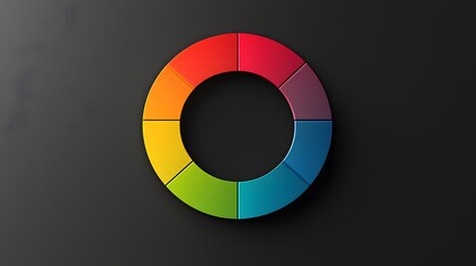Aufkleber - A classification breakdown displayed in a segmented circle with subtle gradient transitions.