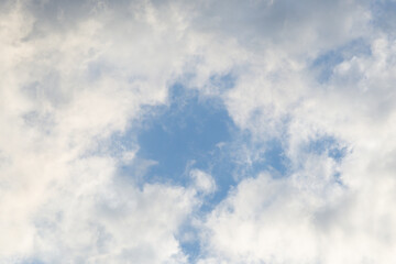 Wall Mural - a blue sky with a few clouds