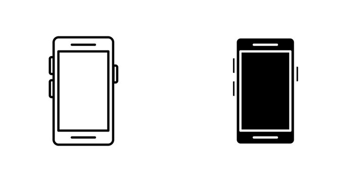 Phone icons for app and websites.