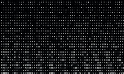 glowing black disco party pattern background. colorful rose sequin mosaic texture. abstract sparklin