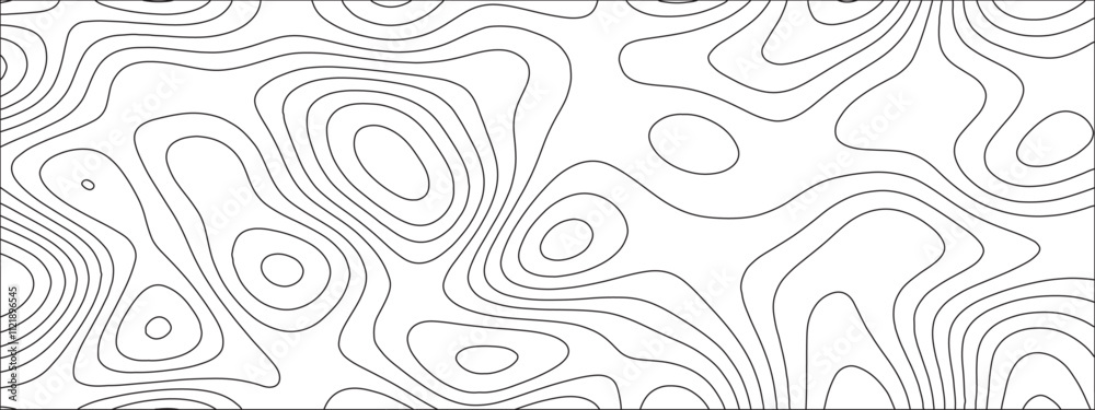 Map Pattern Reliefs UnContour abstract map relief land outline. Topographic map patterns ...