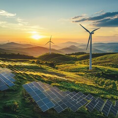 Poster - Integrating solar and wind technologies to create a sustainable renewable energy ecosysteminnovations for a greener future