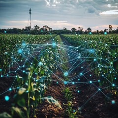 Poster - implementing a precision agriculture sensor network for advanced crop monitoring in modern farming e