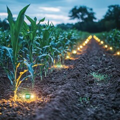 Poster - optimizing crop monitoring with precision agriculture sensor networks in smart farming environmentsa