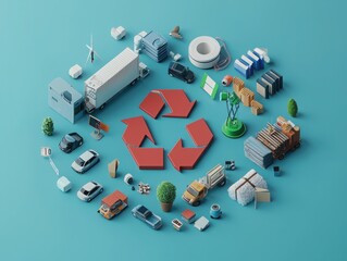 Poster - Minimal waste circular economy designing sustainable product lifecycles for efficient resource management