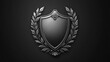 © MK - Metal Shield with Laurel Wreath