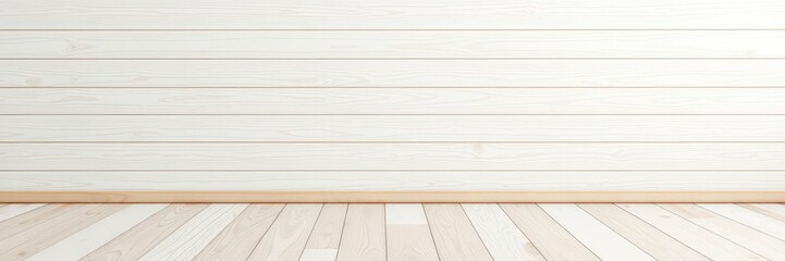 Wall Mural - Smooth and clean white wood texture background perfect for designs, interior, light, template