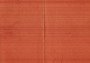 Wall Mural - orange copy paper with folding marks and scanning line texture.