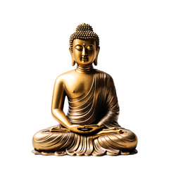 Wall Mural - buddha statute on a transparent or white background.