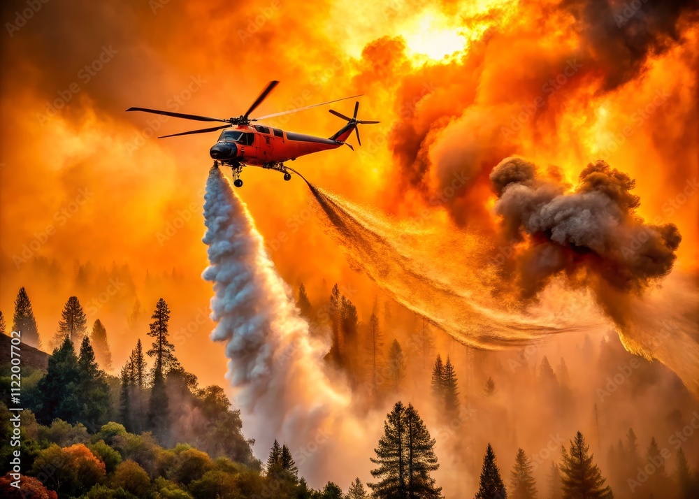 California wildfires: Military and civilian helicopters provide crucial ...