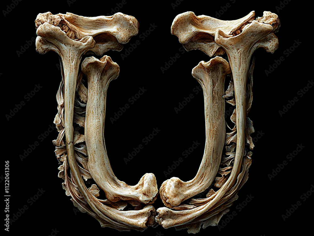 skeleton, bone, anatomy, osteology, skull, vertebrae, ribs, femur ...