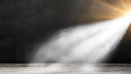 Poster - Dramatic Lighting Enhances the Mysterious Atmosphere in an Empty Space