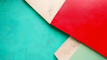 Poster - Creative Shapes and Colors Merging on a Textured Background