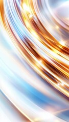 Poster - Swirling Brilliance of Light and Color in an Abstract Journey Through Imagination