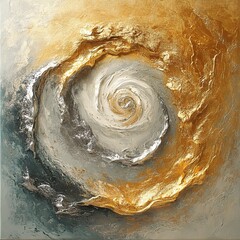Poster - Captivating spiral motion art abstract gallery digital artwork modern environment artistic perspective visual concept