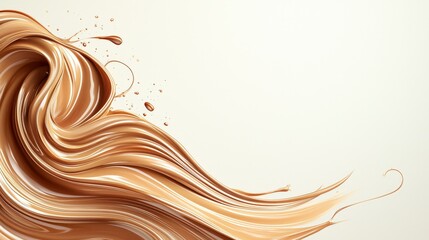 Poster - Creating captivating vector art of flowing hair strands can enhance your design projects. Perfect for modern and artistic themes, this image inspires creativity.