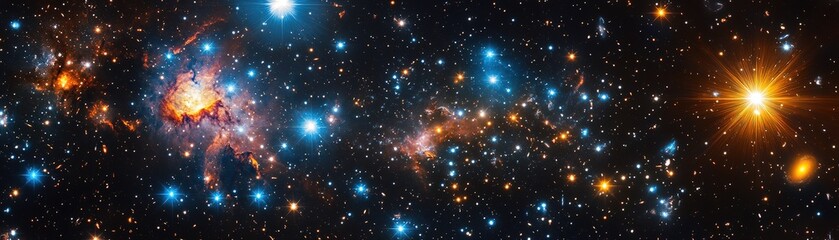 Wall Mural - exploring cosmic wondersstunning galaxy images from space astronomy content digital art environment 