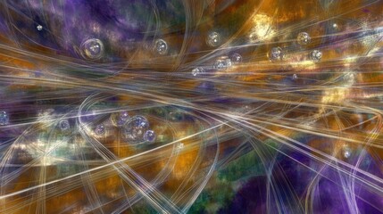 Poster - Kaleidoscopic Thoughts Dance in a Vibrant Mental Landscape Bursting With Color and Creativity