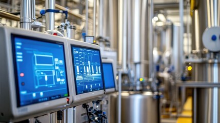 Poster - High-Tech Control Systems in Modern Industrial Facility Setting