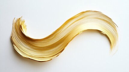 Poster - Creative gold leaf art studio workspace visual artwork minimalist environment close-up perspective innovative design concept