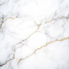 Poster - White marble texture with gold veins.