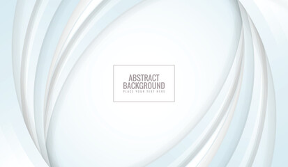 Wall Mural - Elegant white abstract wave background