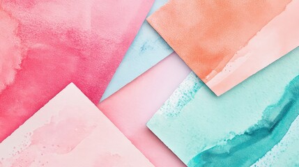 Poster - Colorful Watercolor Backgrounds for Artistic Designs and Projects