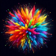 Poster - color burst