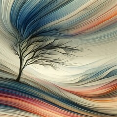 Poster - Wind in Trees Capture the movement of trees swaying in the wind