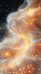 Wall Mural - Artist's view of our solar system. Colorful planets, some with swirling gas, dance among a starry backdrop