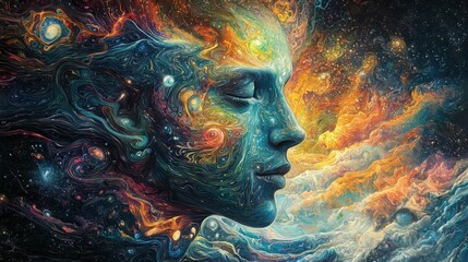Poster - Exploring cosmic journeyspersonal experiences of existential data flow in the universe