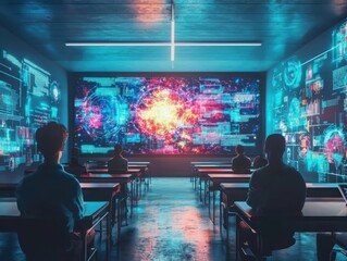Poster - Transforming future educationholographic learning in classrooms digital content delivery interactive environment innovative perspective on technology